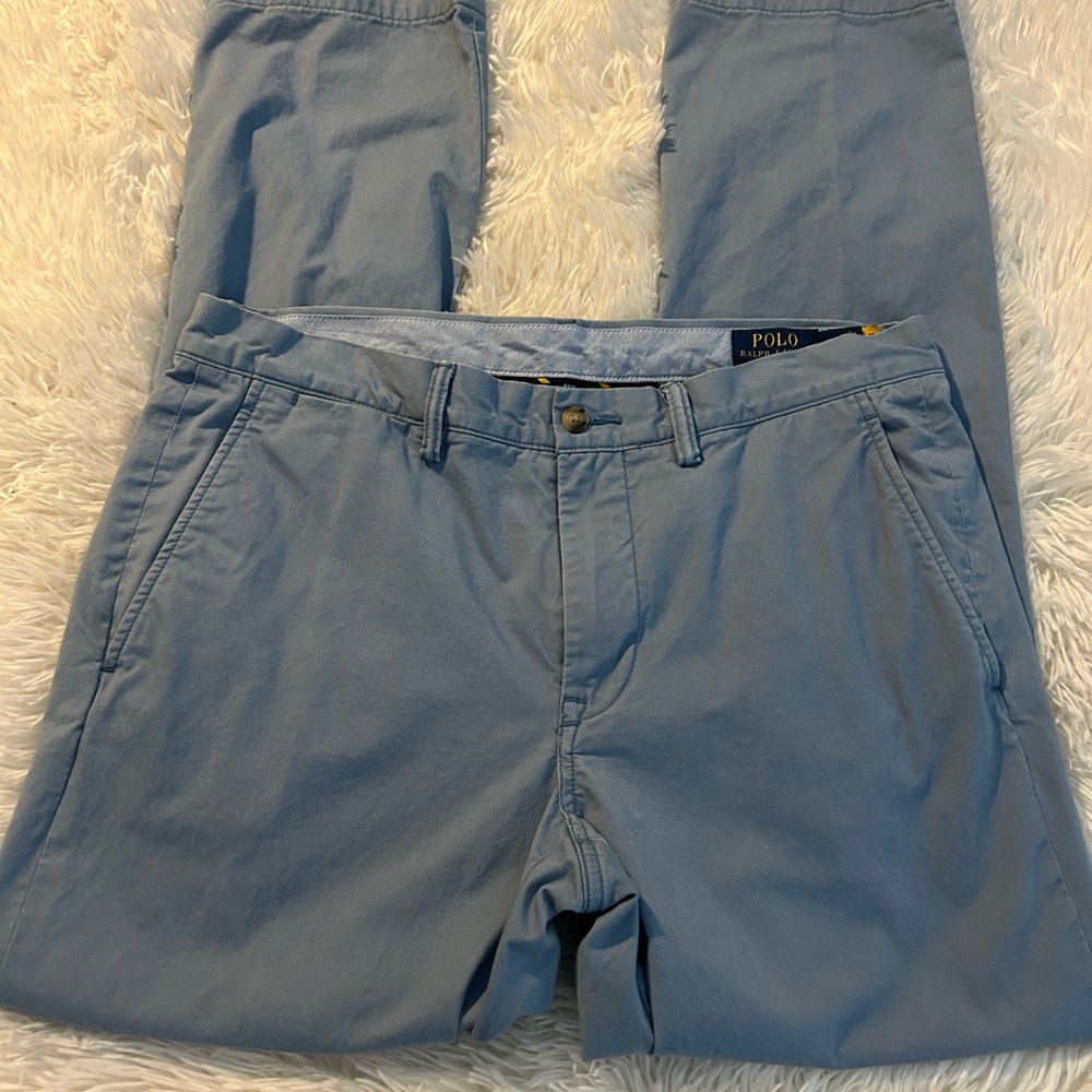 Ralph Lauren Sky Blue Trousers. 33/32